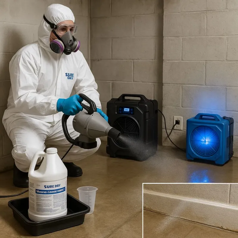 Sanitization and Odor Removal process in Bedford, IN
